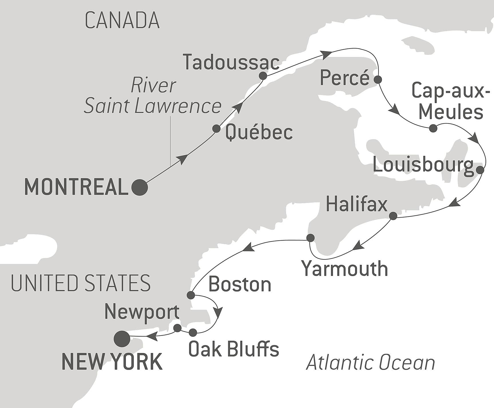 From Québec to the Big Apple: nature & remarkable cities