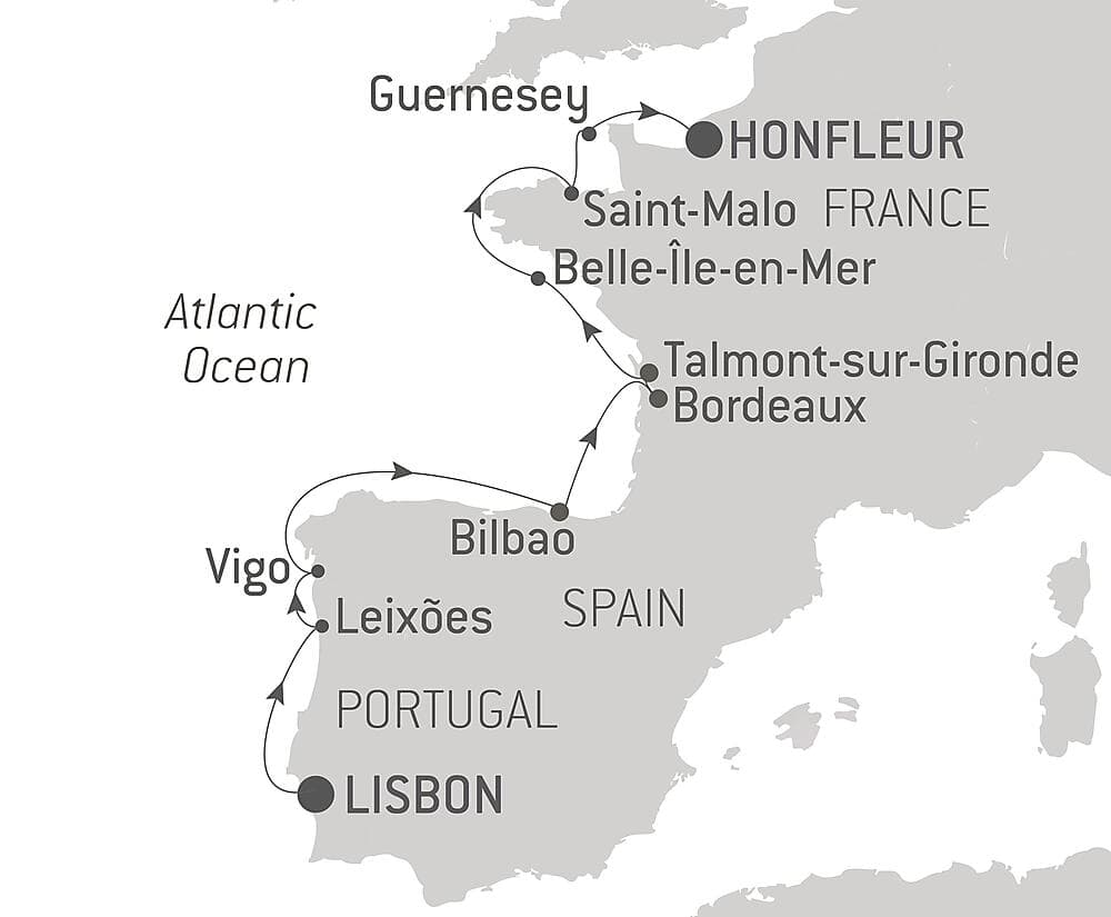 The Iberian Peninsula and Fortified cities of the Atlantic null