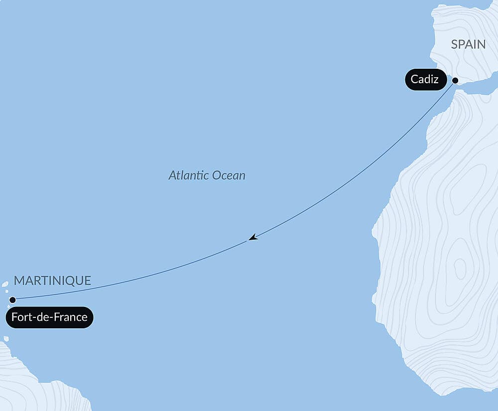 Ocean Voyage: Cadiz - Fort de France null