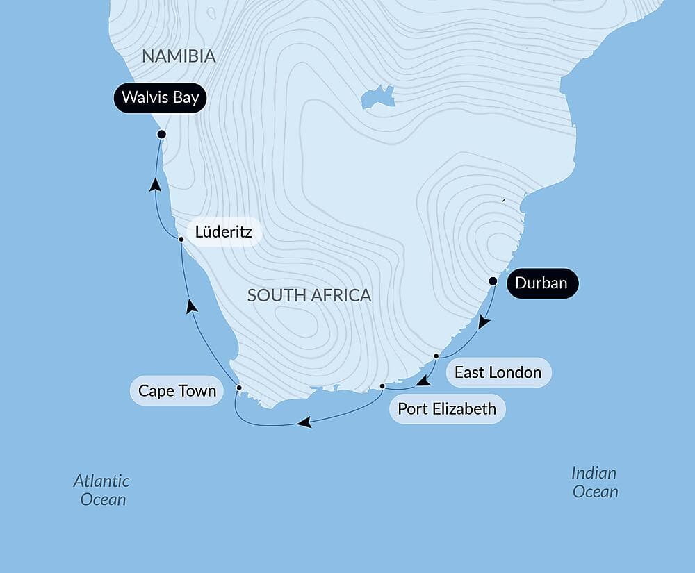South Africa and Namibia by Sea: Around the Cape of Good Hope – with Smithsonian Journeys null