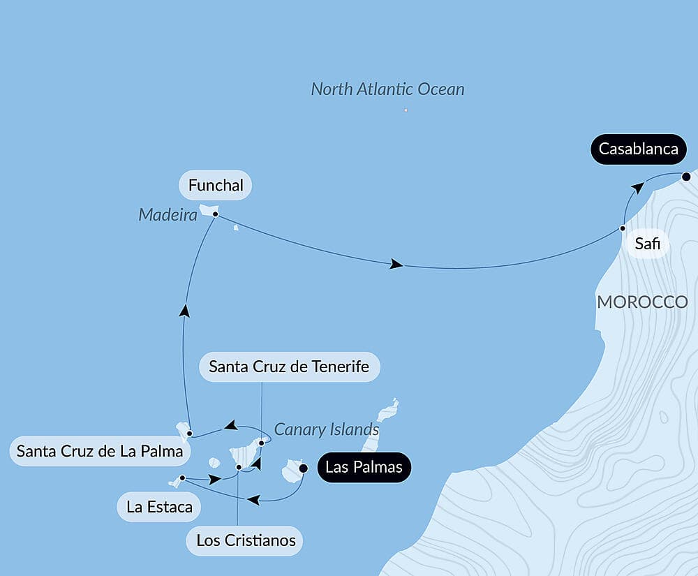 Atlantic odyssey from the Canary Islands to the shores of Morocco null