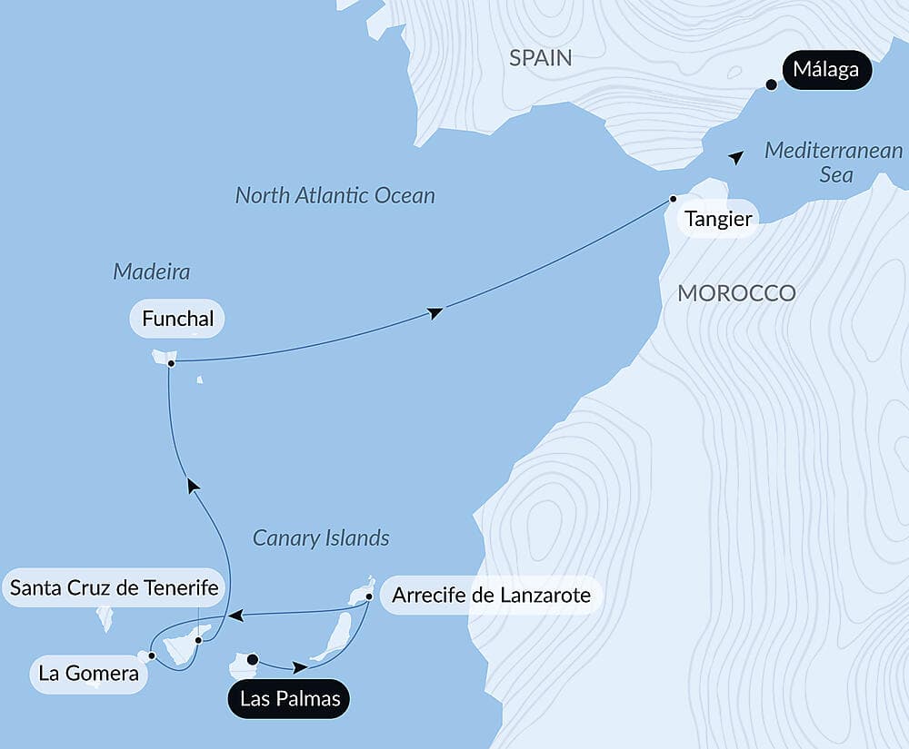 Atlantic Odyssey from the Canary Islands to the Iberian Peninsula null