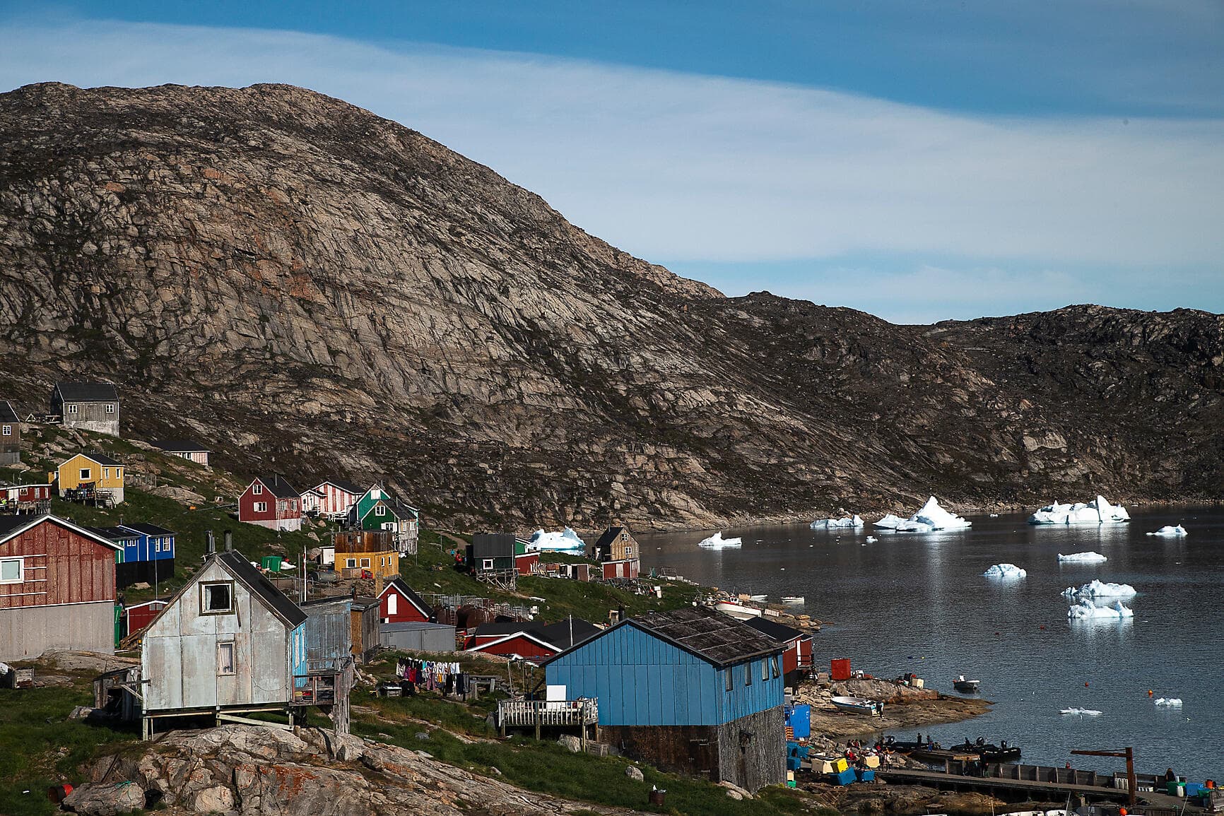 Disko Bay and Inuit villages 
