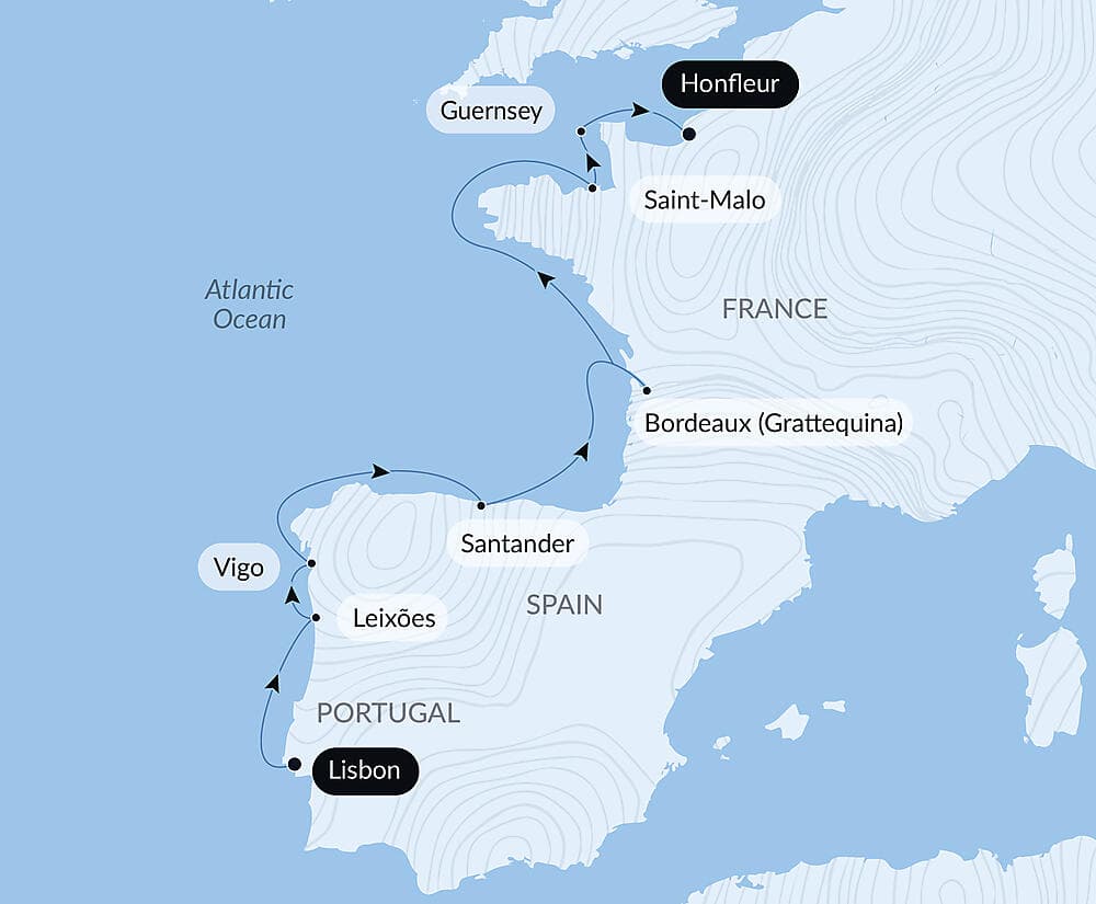 The Iberian Peninsula and Fortified cities of the Atlantic null
