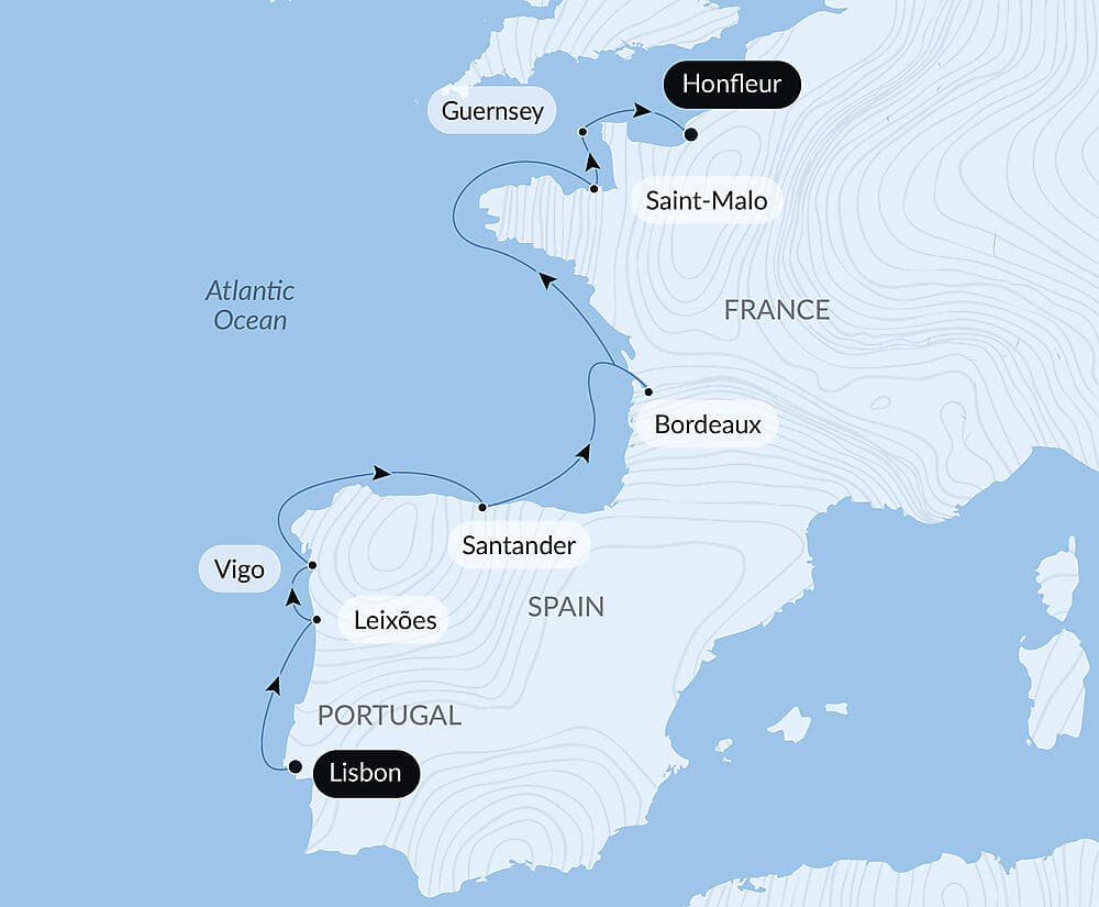 The Iberian Peninsula and Fortified cities of the Atlantic null