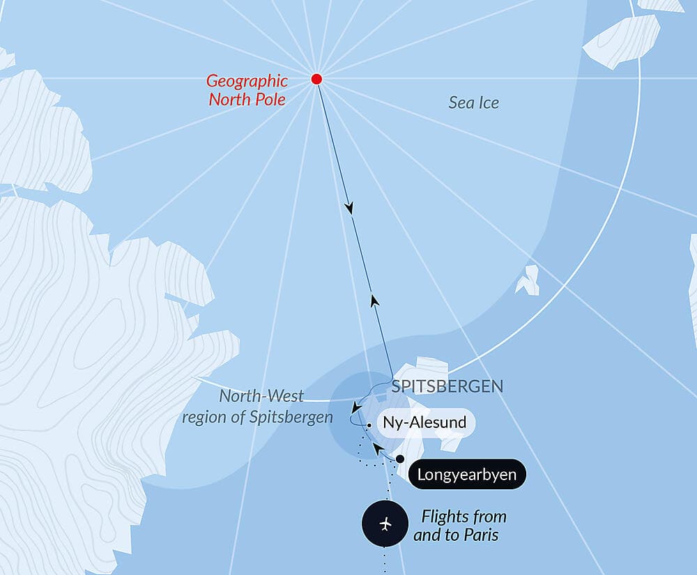 The Geographic North Pole null