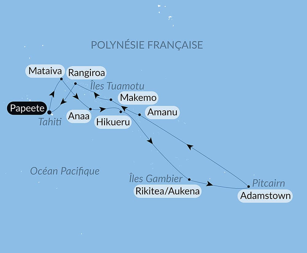 From French Polynesia to Pitcairn Island