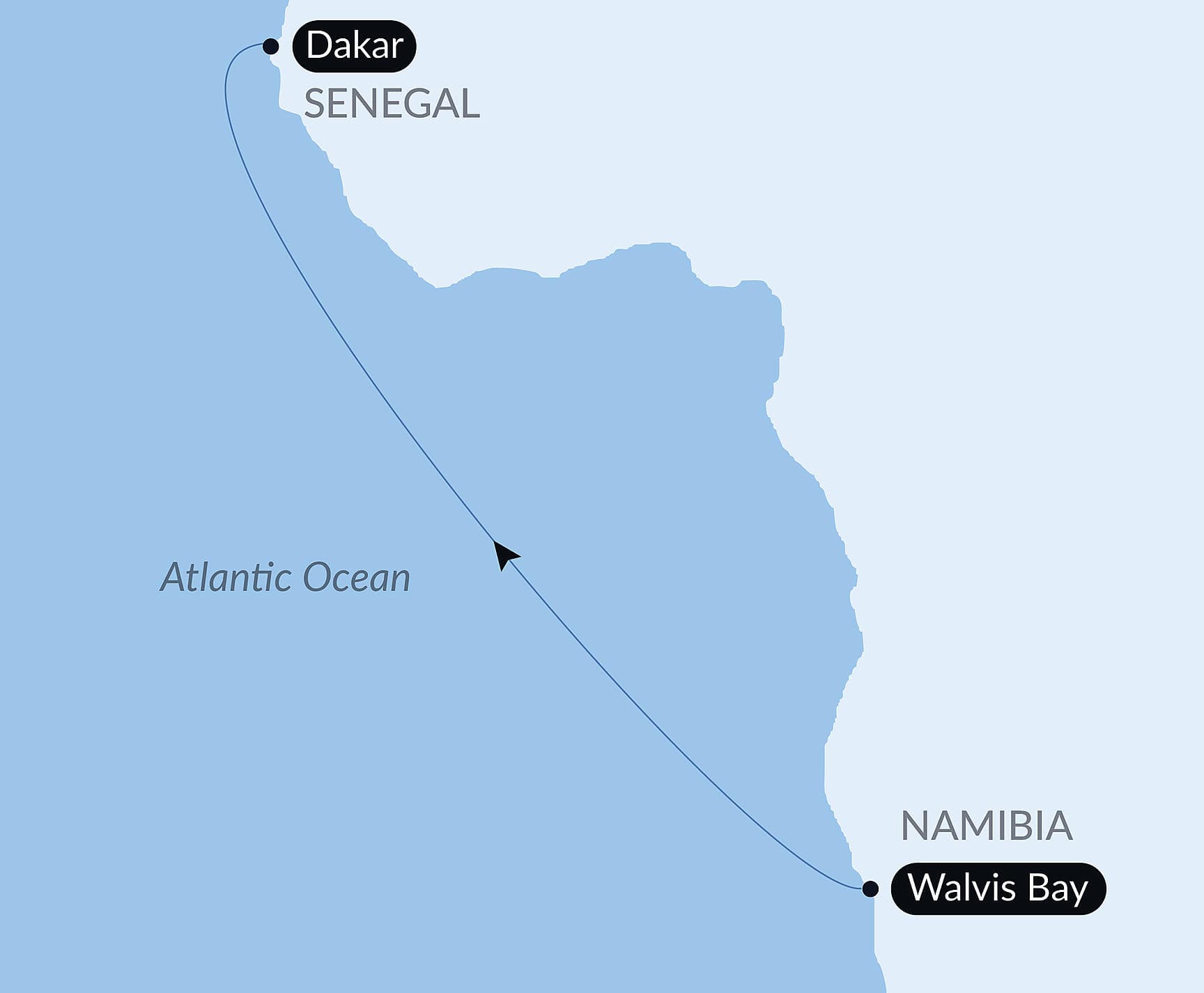 Ocean Voyage: Walvis Bay - Dakar