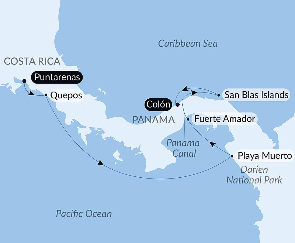 Panama and Costa Rica by Sea: The Natural Wonders of Central America – with Smithsonian Journeys